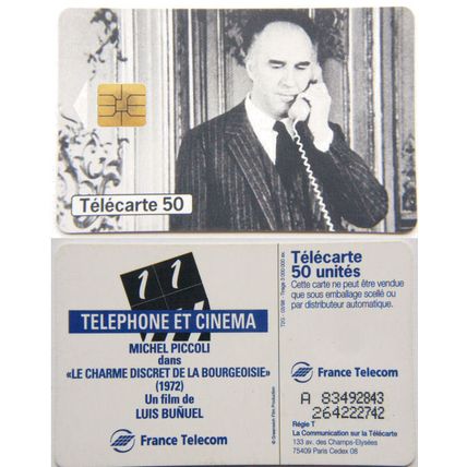 France Phone Card - Michel Piccoli