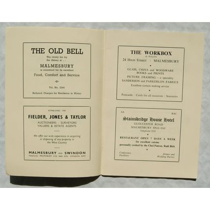 1972 Malmesbury Abbey by The Rev. A. Beaghen