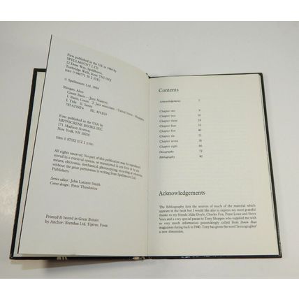 Count Basie by Alun Morgan Jazz Masters Hardcover 1984