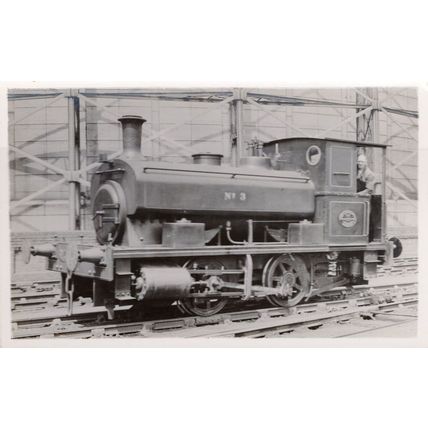 Birmingham Gas No 3 Train & Driver Grinning Old Real Photo Postcard