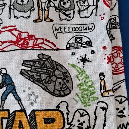 NEW Lot 2 STAR WARS Kitchen TOWELS Dish Hand Bathroom