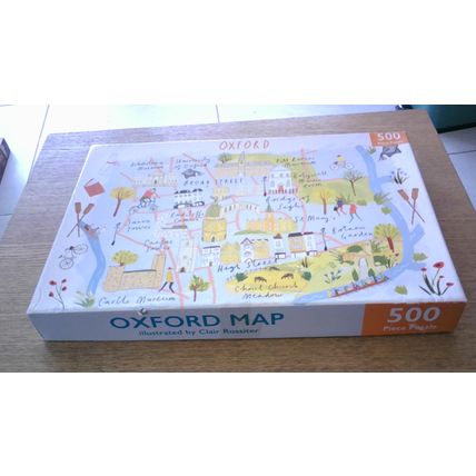 OXFORD MAP by Clair Rossiter Jigsaw Puzzle (500 Piece) 2016
