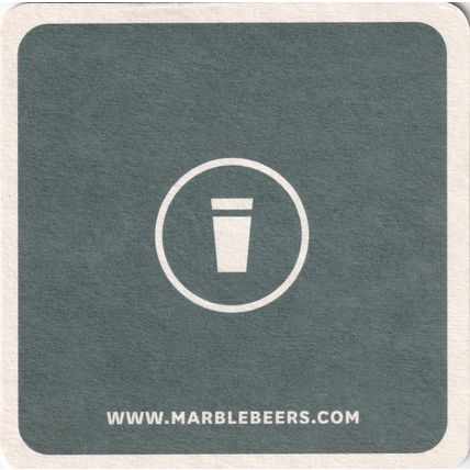BEER MAT - MARBLE BEERS (MANCHESTER) - PINT - (Cat No 016) - (2016)