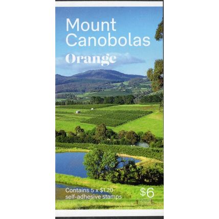 AUSTRALIA: 2023 MOUNT CANOBOLAS, ORANGE, N.S.W, MNH SELF-ADHESIVE BOOKLET.