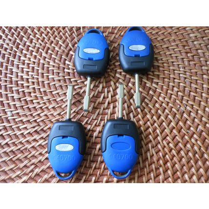 1 X GENUINE FORD TRANSIT MK7 3 BUTTON REMOTE KEY FOB TESTED! BLUE