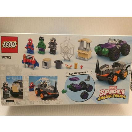 NEW Lego Marvel Spidey Amazing Friends Hulk vs Rhino Truck Showdown Set #10782