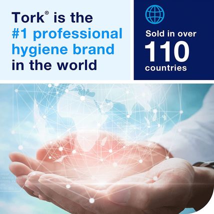 Tork Matic Soft Hand Towel Roll White H1, Advanced, High Absorbency, 6 Rolls X 9