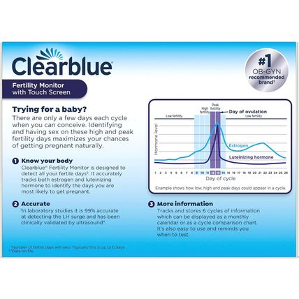 Clearblue Fertility Monitor, 1 Touch-Screen Monitor, 1 Ct