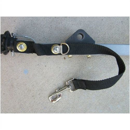 Replacement Bicycle Trailer Nylon Safety Strap with Heavy Duty Clip