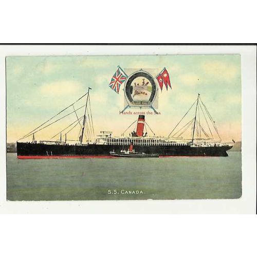Dominion Line SS CANADA Postcard by Art Publishing