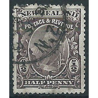 New Zealand 1898 SG246 1/2d Purple-Brown Fine Used . ...