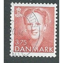 DEN 1990 3.75KR 'QUEEN MARGRETHE II' FINE USED (EBID43-022)