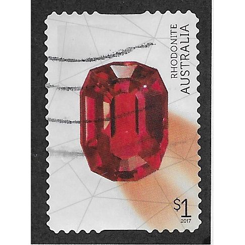 AUS 2017 $1.00 (S/A) 'RARE BEAUTIES -RHODONITE' FINE USED (EBID63-853)