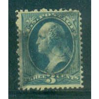 Used 184 3c George Washington Barely Clears M00508