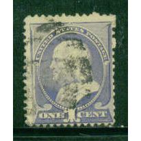 Used 212 1c Benjamin Franklin Average Plus M01464