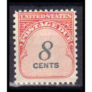 J96 8c Postage Due Average MNH KA1135