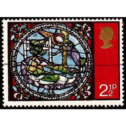 Great Britain 1971 Christmas 2 1/2d Used Stamp.