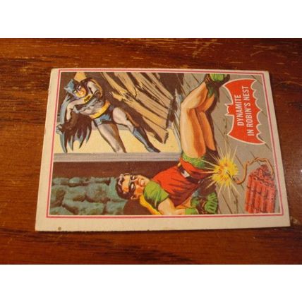 1966 Topps, BATMAN , Red Bat, 5-Cards,