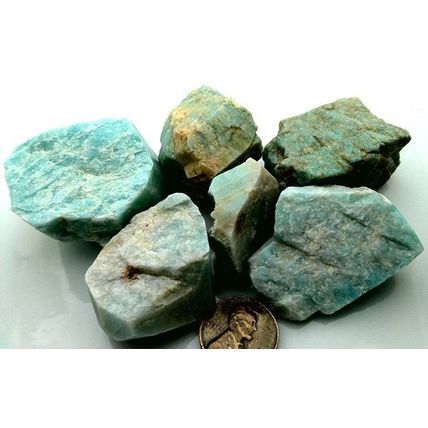 Colorado Amazonite Gemstone Carving Cabbing Rough Lot 4