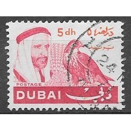 DUBAI Faucon 5 DH OBLITERE ( USED )