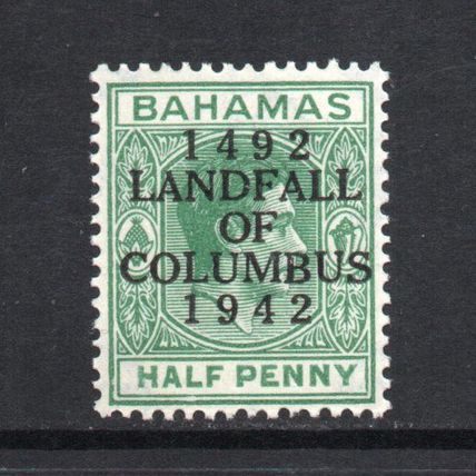Bahamas - 1942 - ½d Bluish Green (sg162) Mint Never Hinged