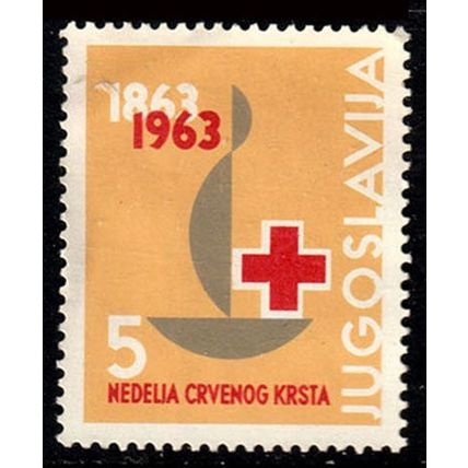 Yugoslavia 1963 Red Cross 2D Used Stamp