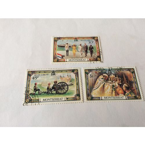 MONTSERRAT 1977 Silver jubilee