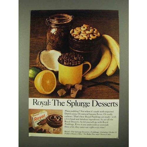 1968 Royal Pudding Ad - The Splurge Desserts