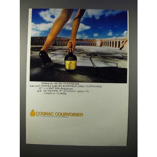 1977 Courvoisier Cognac Ad - in German