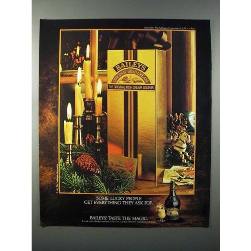1983 Baileys Irish Cream Liqueur Ad - Lucky People