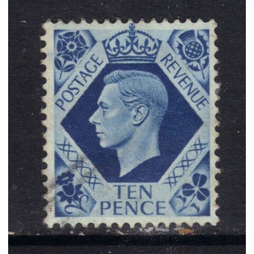 GB 1939 KGV1 10d Turquoise Blue SG 474 ( G868 )
