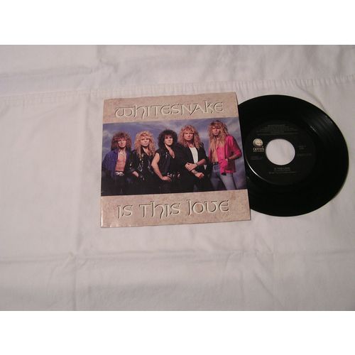 Whitesnake 45 & Picture Sleeve-IS THIS LOVE/BAD BOYS