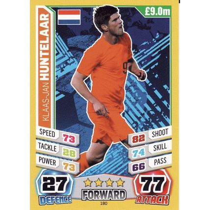 Match Attax World Cup 2014 180 Klaas-Jan Huntelaar Netherlands
