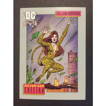 DC Cosmic Cards trading card #23-Silver Age Cheetah, excellent condition!
