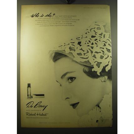 1950 Richard Hudnut Du Barry Beauty Preparations Ad - Who is she?