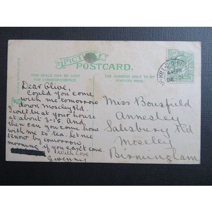 'A Squally Day' Boats, Vintage Postcard