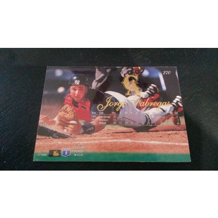 1994 Flair Card # 270 Jorge Fabregas Excellent-Mint (6) California Angels
