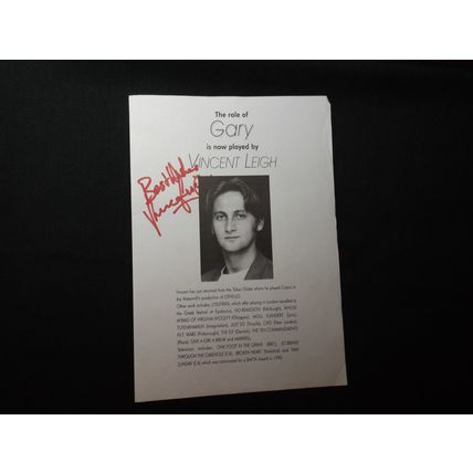 Hayley Mills & Jenny Seagrove Signed Dead Guilty Playbill/personal photo, London