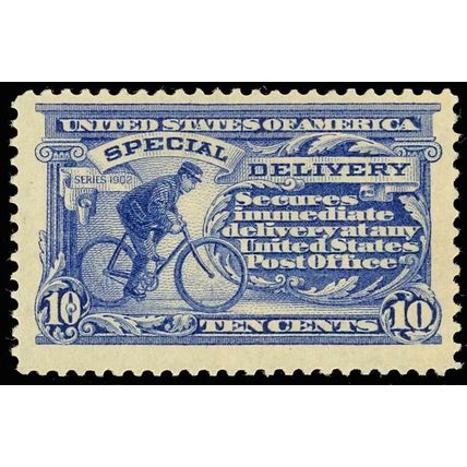 E6, Mint 10¢ SPECIAL DELIVERY - VF OG VLH Cat $230.00