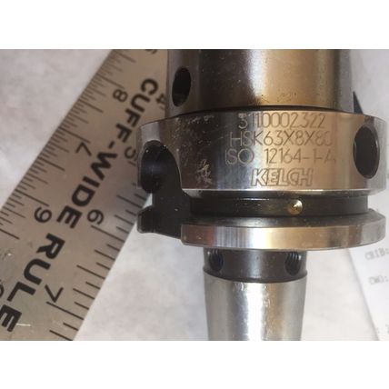 KELCH HSK63X8X80,3110002322, I-TEC ISO12164-1-A HSK63-A HOLDER,92-955-0210,AQ,TL