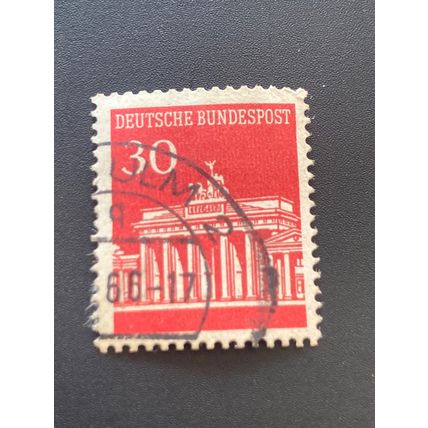 Briefmarke Deutschland 30 Pfennig 1966 Michel 508 gestempelt