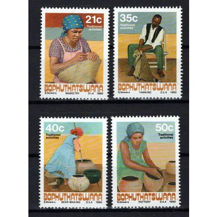 South Africa Bophuthatswana 249-252 MNH Family Society Customs ZAYIX 0424S0125M