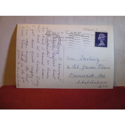 THE BROADWAY, MILL HILL, BARNET, LONDON used vintage postcard RP 1968 pm =