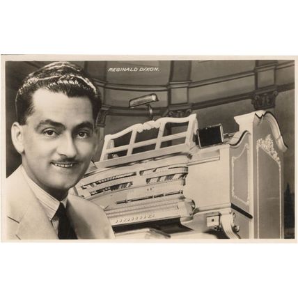 Reginald Dixon Organist MINT Old Real Photo Postcard