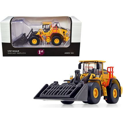 Volvo L180H Refuse Wheel Loader 1/87 (HO) Diecast Model by First Gear