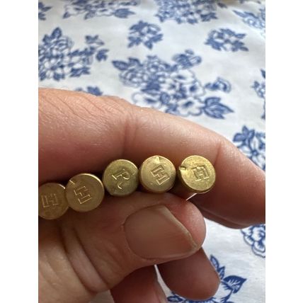 22 Long Rifle Empty Brass Shell Casings 5 Pieces for Crafting Supplies