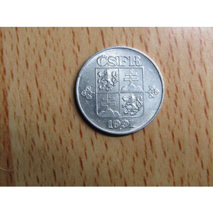 Czechoslovakia Ceska 1991 10 Haleru Coin