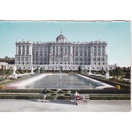 National Palace Madrid Spain Picture Card 10 x 7cm