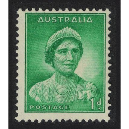 Australia Queen Elizabeth 1d Perf 14*13½ 1937 MNH SG#165