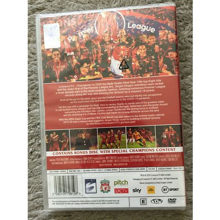 Champions: Liverpool Football Club Season Review 2019-20 DVD (2020) Liverpool